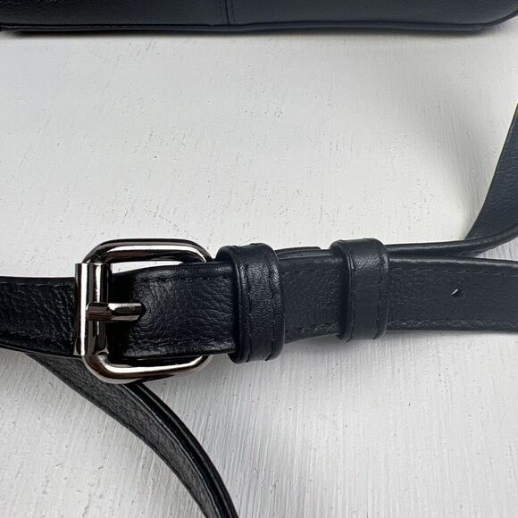 Hotter Erin Black Leather Crossbody Shoulder‎ Purse Bag - Picture 5 of 12